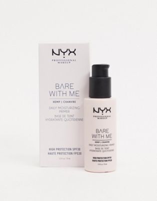 NYX Professional Makeup Bare With Me Cannabis Sativa Seed Oil SPF 30 Daily Moisturising Primer - ASOS Price Checker