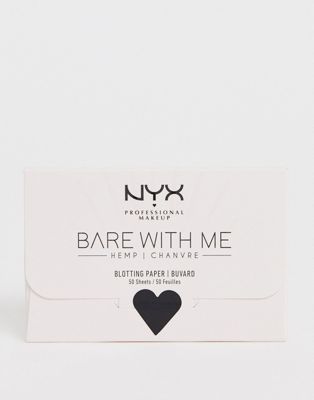 NYX Professional Makeup - Bare With Me - Hemp Matte Oil-Control -Vloeipapier-Zonder kleur