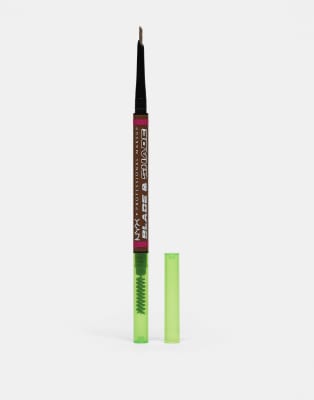 NYX Professional Makeup - Blade & Shade - Mechanischer Nano-Augenbrauenstift-Braun