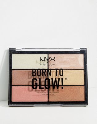 NYX Professional Makeup – Born To Glow Highlighting Palette-Multifarvet