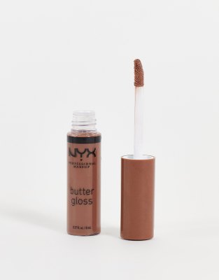 Nyx Professional Makeup Butter Gloss Lip Gloss - Cinnamon Roll-brown