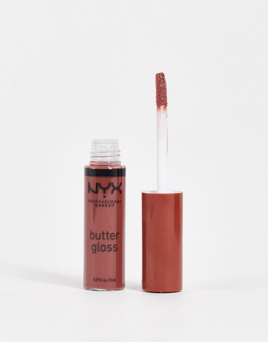 NYX Professional Makeup Butter Gloss Lip Gloss - Spiked Toffee-Brown