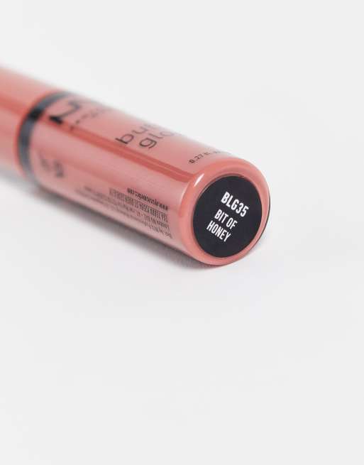 NYX Professional Makeup - Butter Gloss - Lipgloss in kleur 'Bit Of Honey', 4 van 4