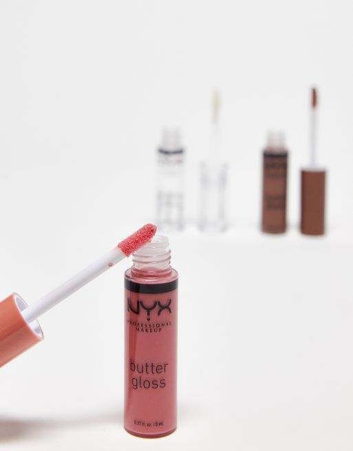 NYX Professional Makeup Butter Gloss Trio Gift Set - Sugar Glass, Creme Brulee & Cinnamon Roll (Save 13%), 4 of 4