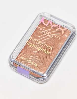 Nyx Professional Makeup Buttermelt Highlighter- Butta In Brown
