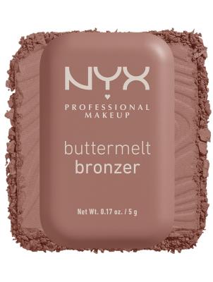 NYX Professional Makeup Buttermelt Powder Bronzer- All Butta'd Up-Brown