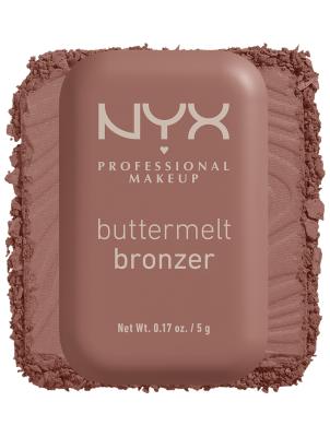 NYX Professional Makeup Buttermelt Powder Bronzer- Butta Biscuit-Brown