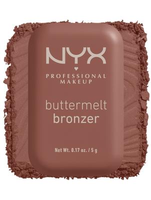 NYX Professional Makeup Buttermelt Powder Bronzer- Butta Off-Brown