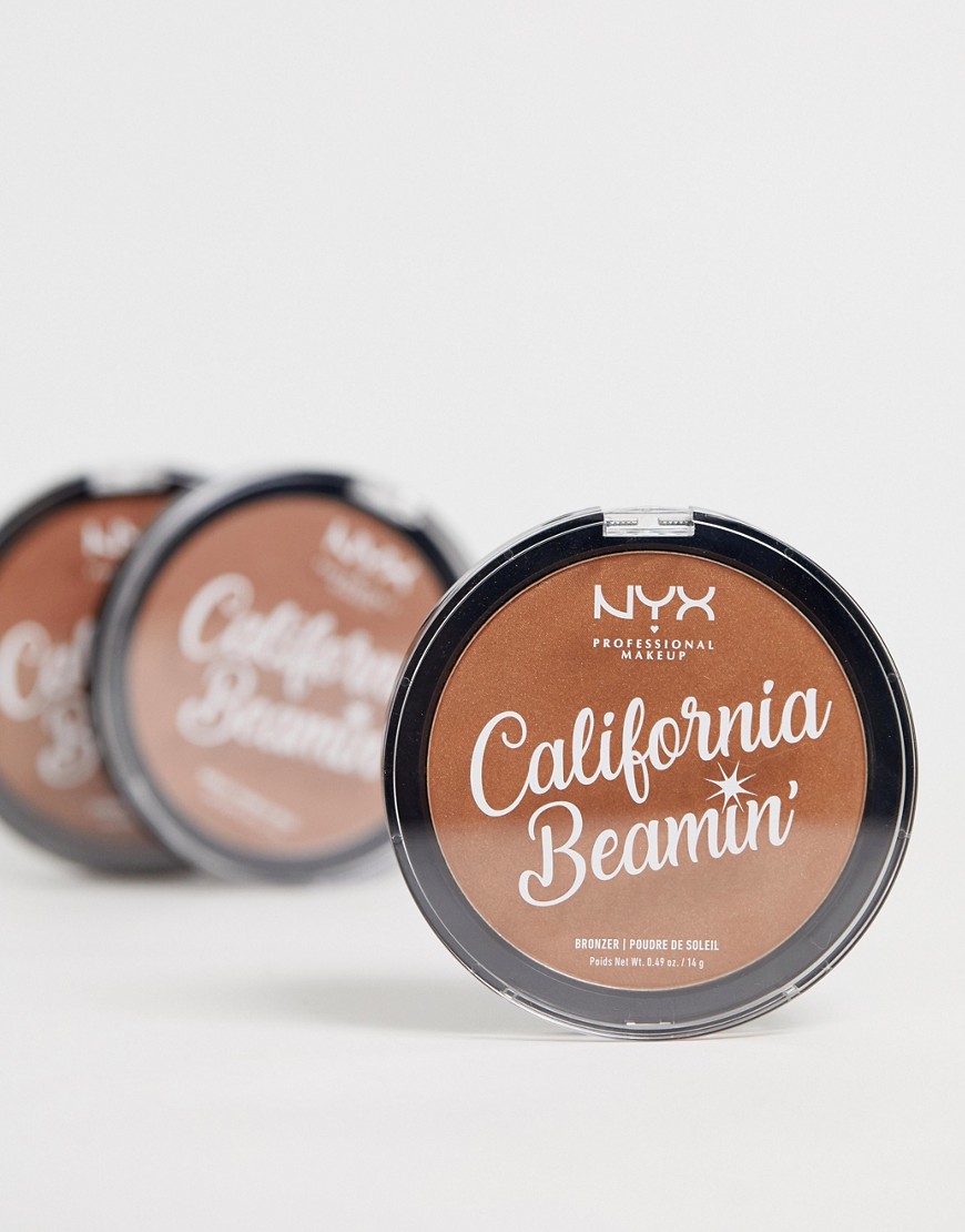 NYX Professional Makeup - California Beamin' - Rouge voor gezicht en lichaam - Golden State-Bruin