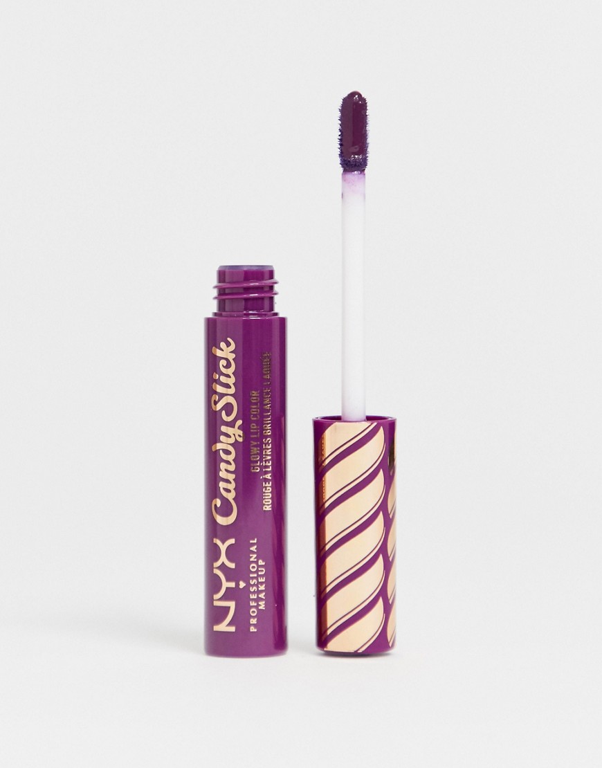 NYX Professional Makeup Candy Slick Glowy - Grape Expectations – läppglans-Rosa