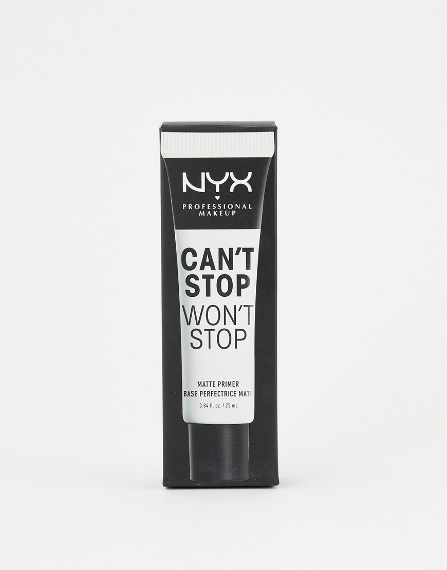 NYX Professional Makeup – Cant Stop Matte Primer – Primer-Ingen färg