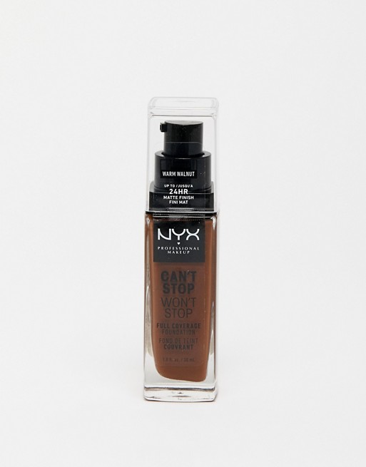 NYX Professional Makeup Cant Stop Wont Stop 24 Hour Foundation