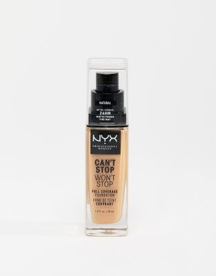 NYX Professional Makeup - Cant Stop Wont Stop - 24-Stunden-Grundierung-Schwarz