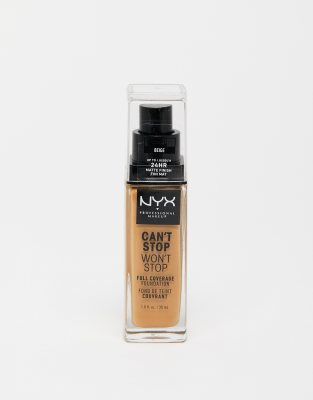 NYX Professional Makeup - Cant Stop Wont Stop - 24-Stunden-Grundierung-Neutral