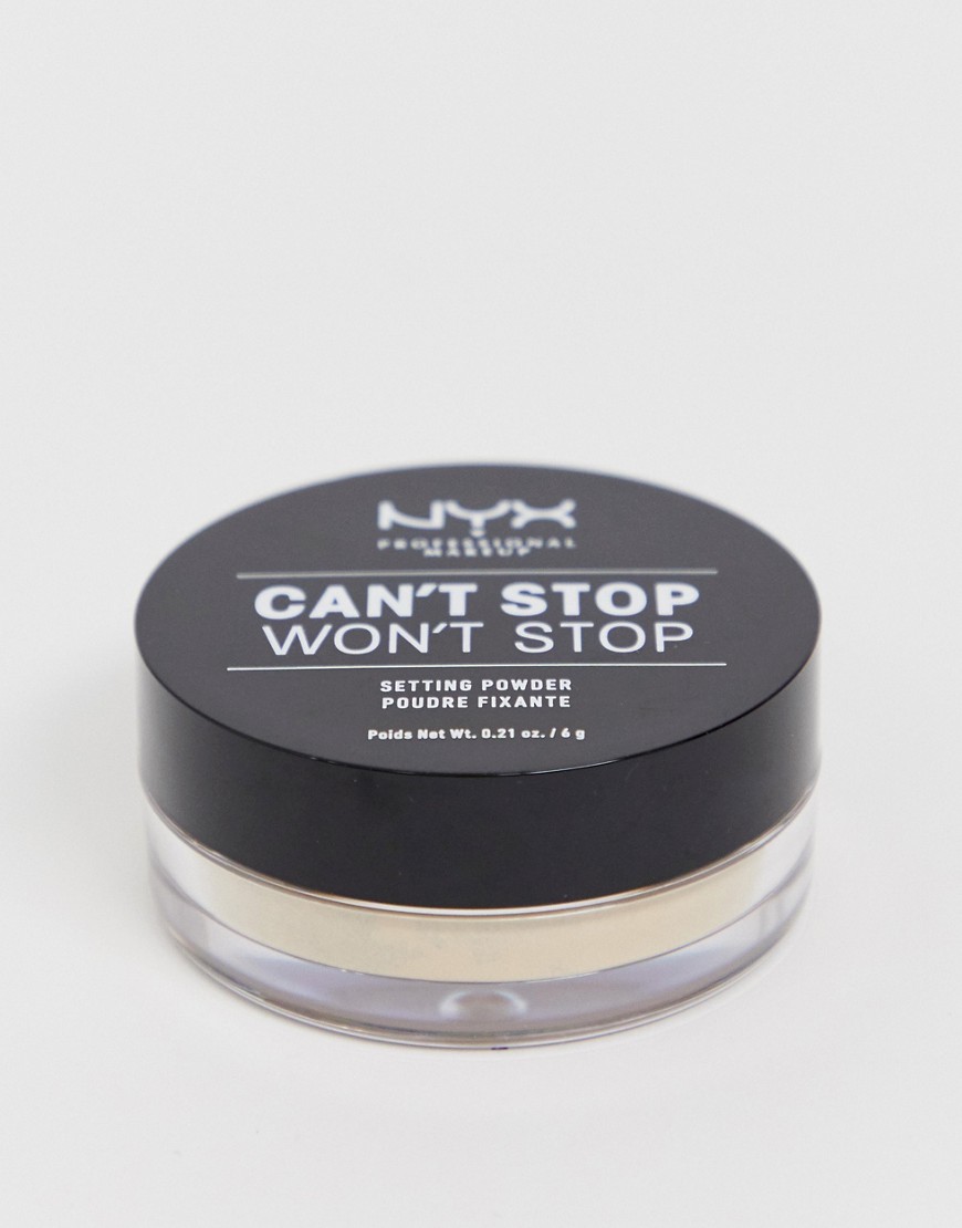 NYX Professional Makeup - Can't Stop Won't Stop - Cipria fissante-Marrone