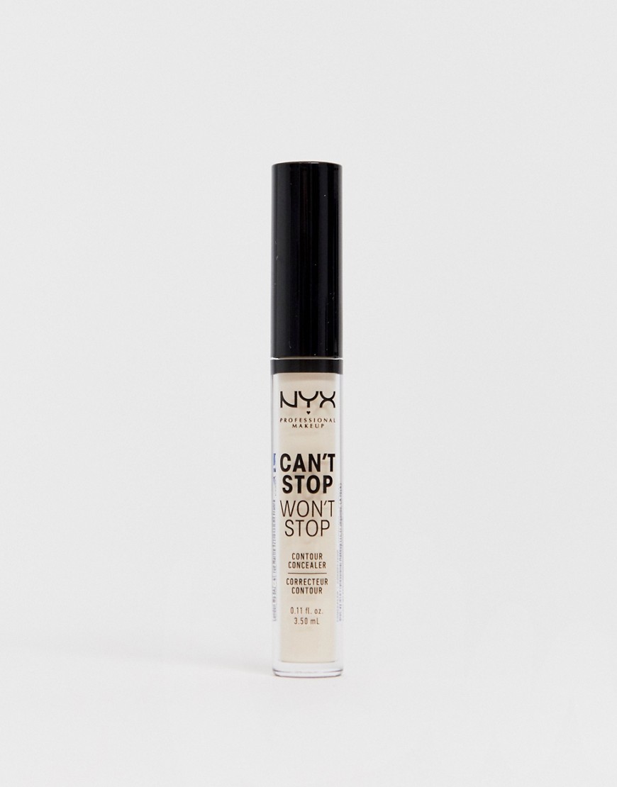 NYX Professional Makeup Can't Stop Won't Stop Contour Concealer-Yellow
