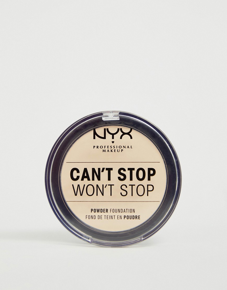 NYX Professional Makeup Can't Stop Won't Stop Powder Foundation-Tan