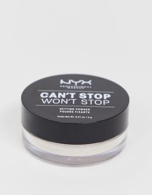 NYX Professional Makeup Can't Stop Won't Stop Setting Powder-Yellow φωτογραφία