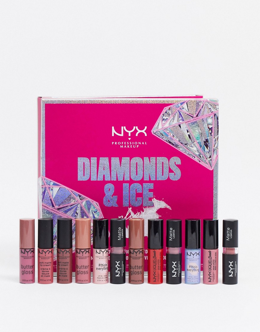 NYX Professional Makeup - Diamonds & Ice Please - 12 dagen lippenstift adventskalender-Multi