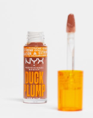 Nyx Professional Makeup Duck Plump Lip Plumping Gloss - Brown Of Applause In Brown
