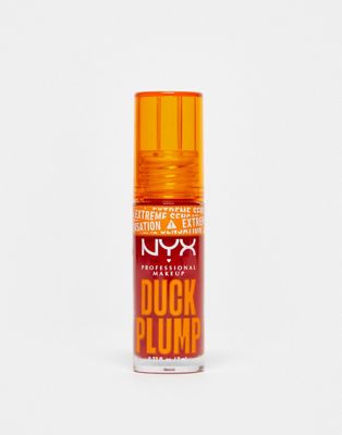 NYX Professional Makeup Duck Plump Lip Plumping Gloss - Hall Of Flame-Red