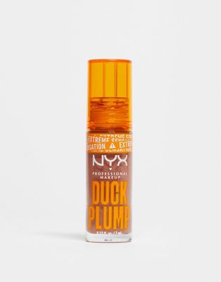 NYX Professional Makeup Duck Plump Lip Plumping Gloss - Mocha Me Crazy - ASOS Price Checker
