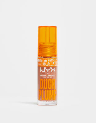 NYX Professional Makeup - Duck Plump - Optisch aufpolsterndes Lipgloss in Apri-Caught-Neutral