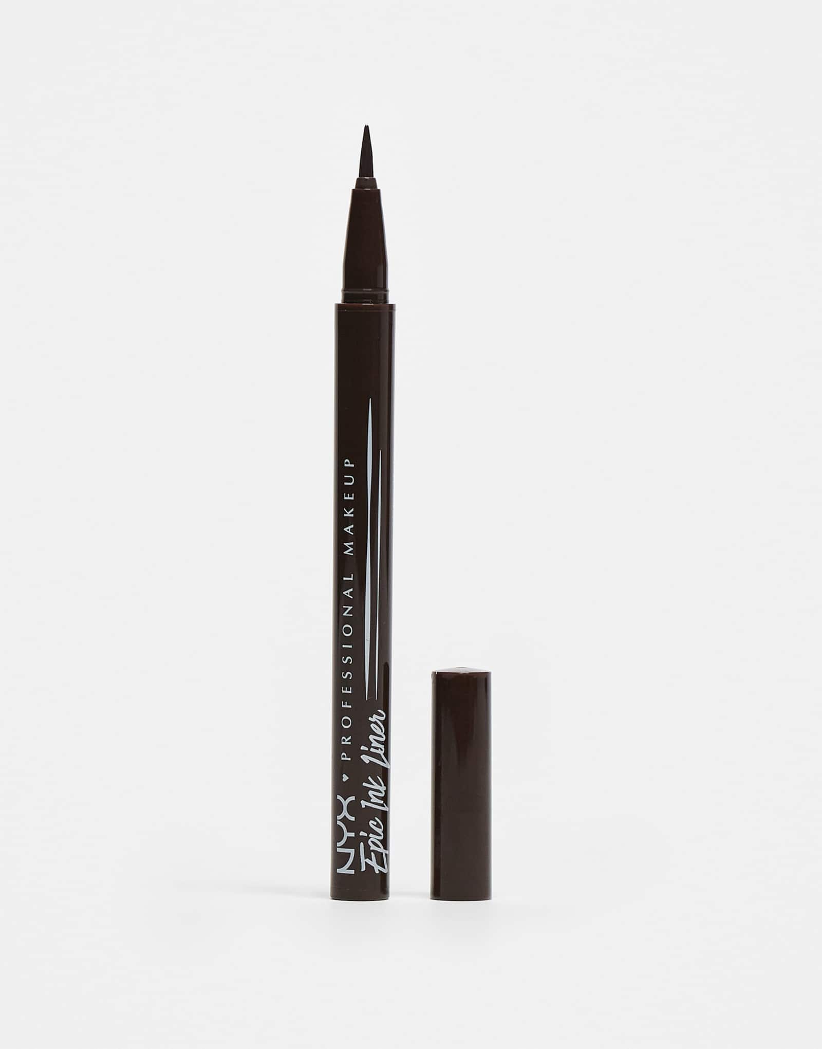 Водостойкая жидкая подводка для глаз NYX Professional Makeup Epic Ink Liner - Молочный шоколад