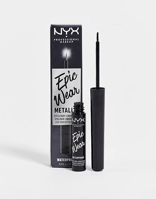 NYX Professional Makeup Epic Wear Metallic Liquid Liner - Black Metal