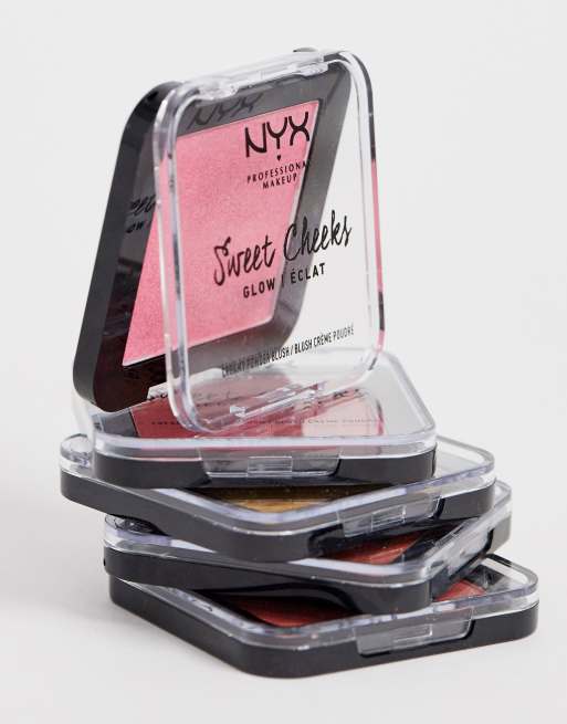 NYX Professional Makeup - Fard in polvere Blush Glow - Rose & Play, 3 di 4
