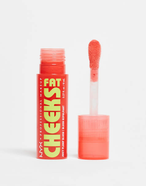 NYX Professional Makeup – Fat Cheeks Juicy Liquid Blush – Flüssig-Rouge – Peach Plunge - view 1