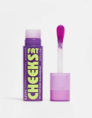 NYX Professional Makeup – Fat Cheeks Juicy – Róż do policzków w płynie – Blueberry Burst - view 1