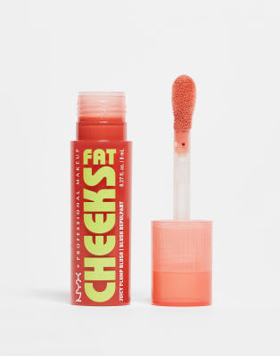 NYX Professional Makeup – Fat Cheeks Juicy – Róż do policzków w płynie – Papaya Plump - view 1
