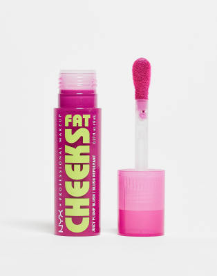 NYX Professional Makeup – Fat Cheeks Juicy – Róż do policzków w płynie – Plum Pop - view 1