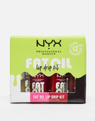 NYX Professional Makeup - Fat Oil - Coffret Lip Drip-Multicolore