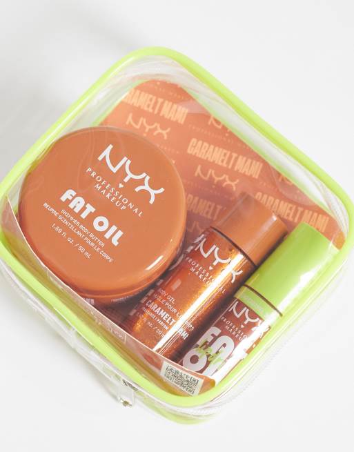 NYX Professional Makeup Fat Oil Lip & Body Kit - Caramelt Mami, 4 of 4