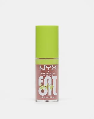 NYX Professional Makeup - Fat Oil Lip Drip, feuchtigkeitsspendender Lipgloss - Chillin Like A Villain-Rosa