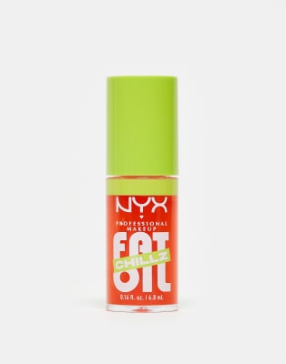Nyx Professional Makeup Fat Oil Lip Drip Lip Gloss- Citrus Chiller-orange