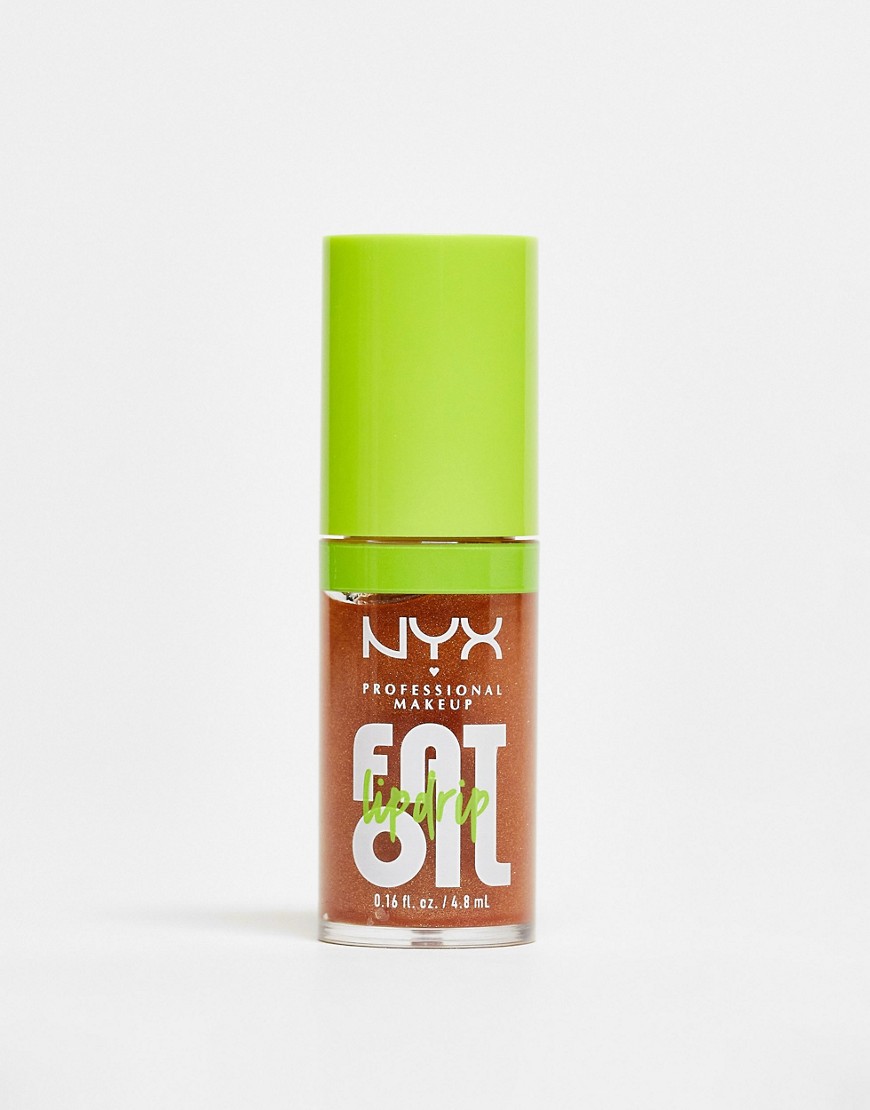 NYX Professional Makeup Fat Oil Lip Drip Lip Gloss - Follow Back-Orange