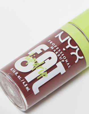Nyx Professional Makeup Fat Oil Lip Drip, Lip Gloss- Inside Scoop-brown In Brown