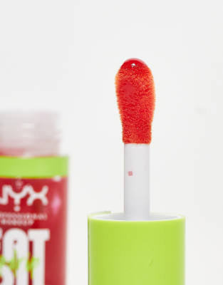 Nyx Professional Makeup Fat Oil Lip Drip Lip Gloss - Newsfeed-red In Red