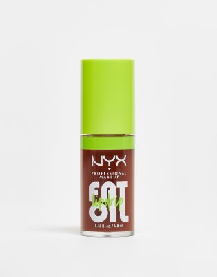 NYX Professional Makeup Fat Oil Lip Drip Lip Gloss - Scrollin-Red