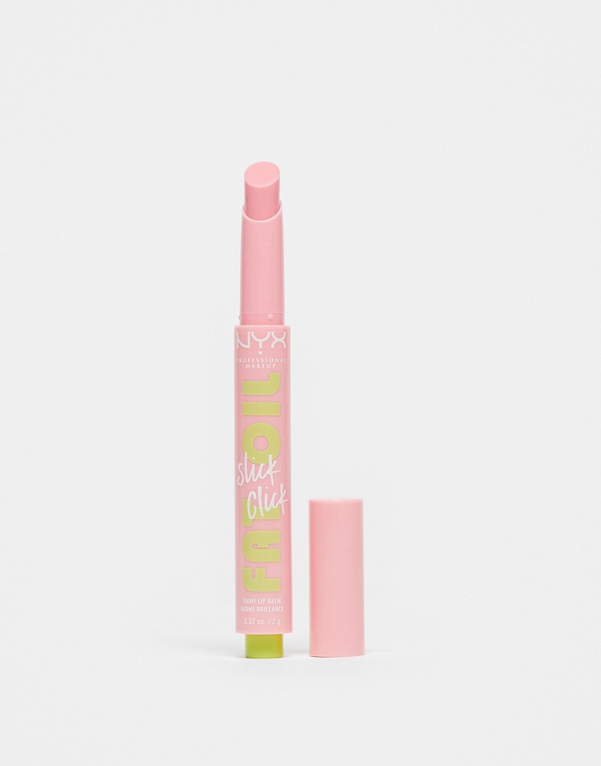 NYX Professional Makeup Fat Oil Slick Click Lip Balm - Clout-Pink