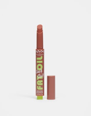 NYX Professional Makeup Fat Oil Slick Click Lip Balm - Link In My Bio-Neutral