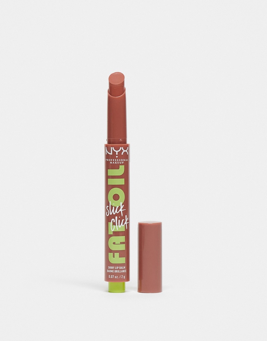 NYX Professional Makeup Fat Oil Slick Click Lip Balm - Link In My By-Neutral