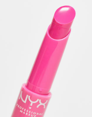 Nyx Professional Makeup Fat Oil Slick Click Lip Balm - #thriving-pink In Pink