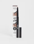 [NYX Professional Makeup] NYX Professional Makeup Fill & Fluff Eyebrow Pomade Pencil-Brown No Size Ash brown