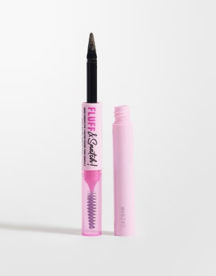 Nyx Professional Makeup Fluff N Snatch Brow Powder Pen-blonde In Pink