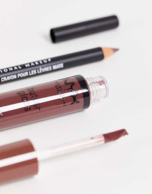 NYX Professional Makeup - Gimme Super Stars! Glanzend Lipduo cadeauset - Deep Nude, 3 van 4