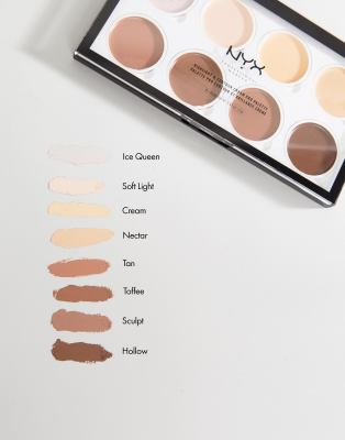 nyx cream contour palette